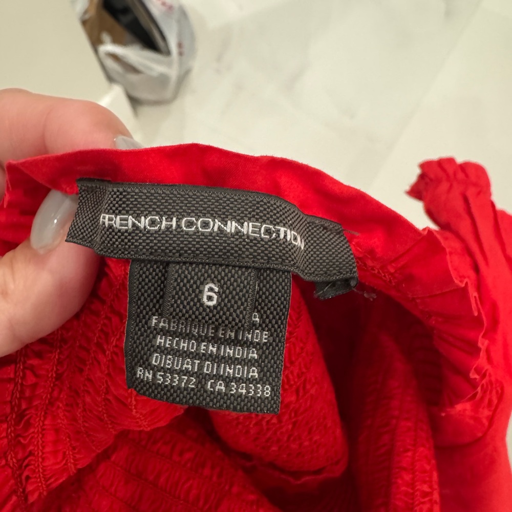 French Connection Red Mini Dress - Picture 4 of 5